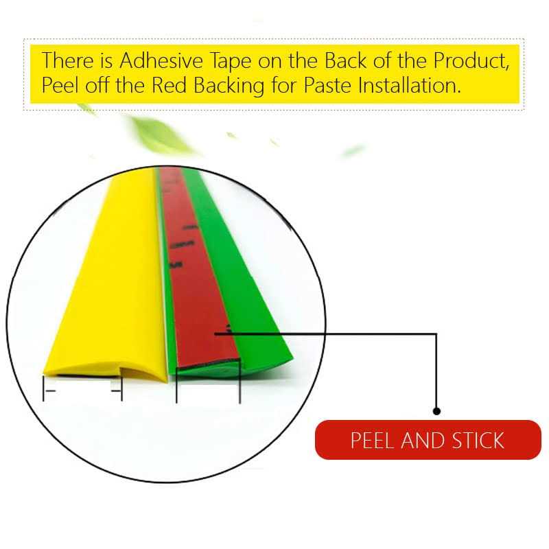 DAILISEN Vinyl Self Adhesive Overlap Threshold Reducer,Flooring Tile Laminate Border Transition Strip,Flat Carpet Rug Edging Strips - MT - Mrs Treak