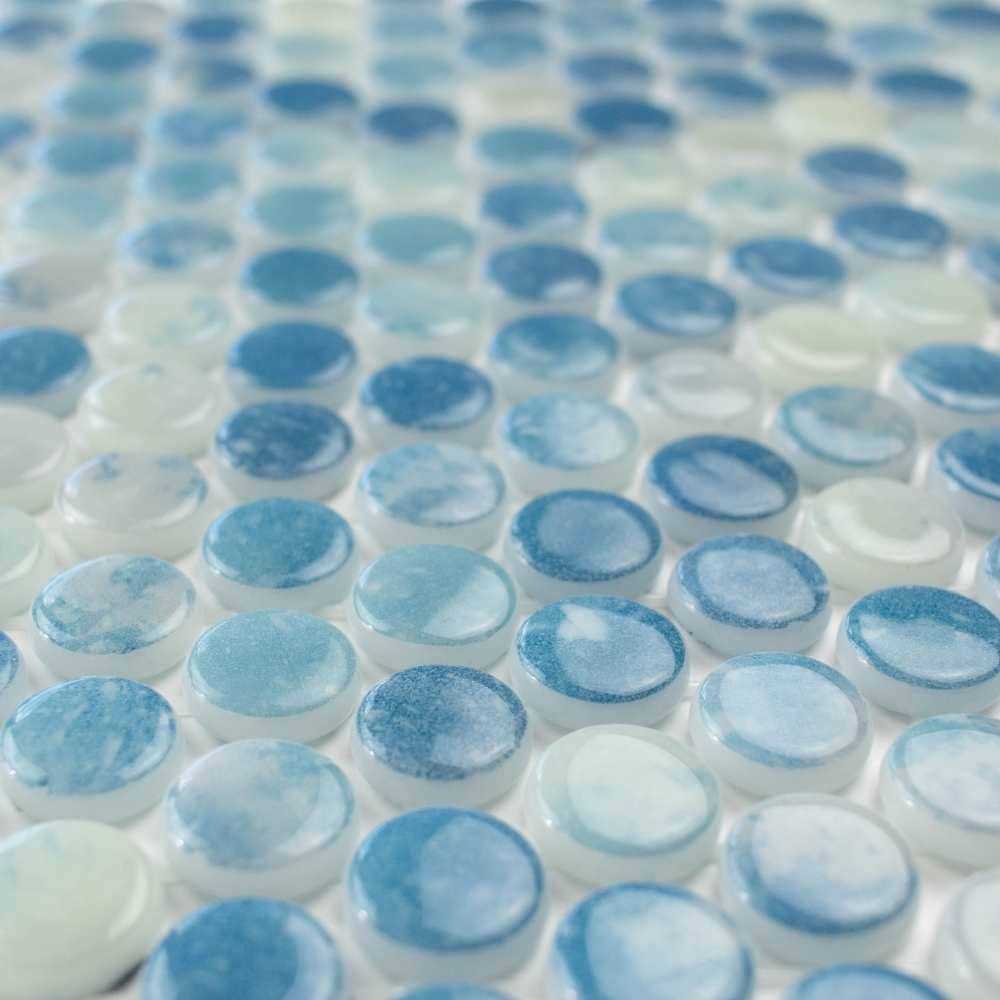 Eterna Penny 12 x 12 Recycled Penny Glass Mosaic Tile The Tile Life - MT - Mrs Treak