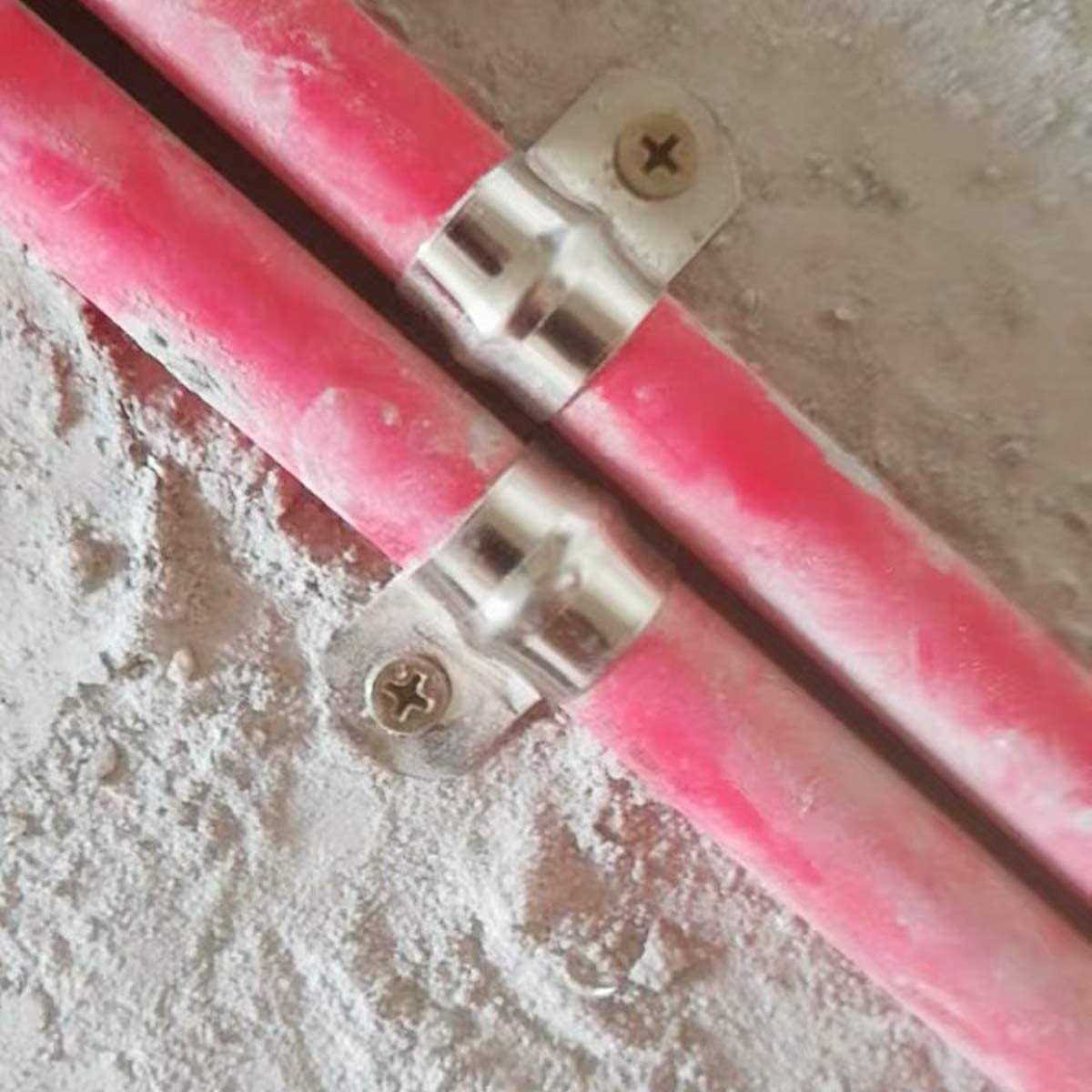 Nge 4inch Rigid Pipe Strap Clamp-Two Hole Strap-U Bracket Tube Clip-Stainless Steel Heavy Duty Pipe Fasten Holder-Secures Condu - MT - Mrs Treak