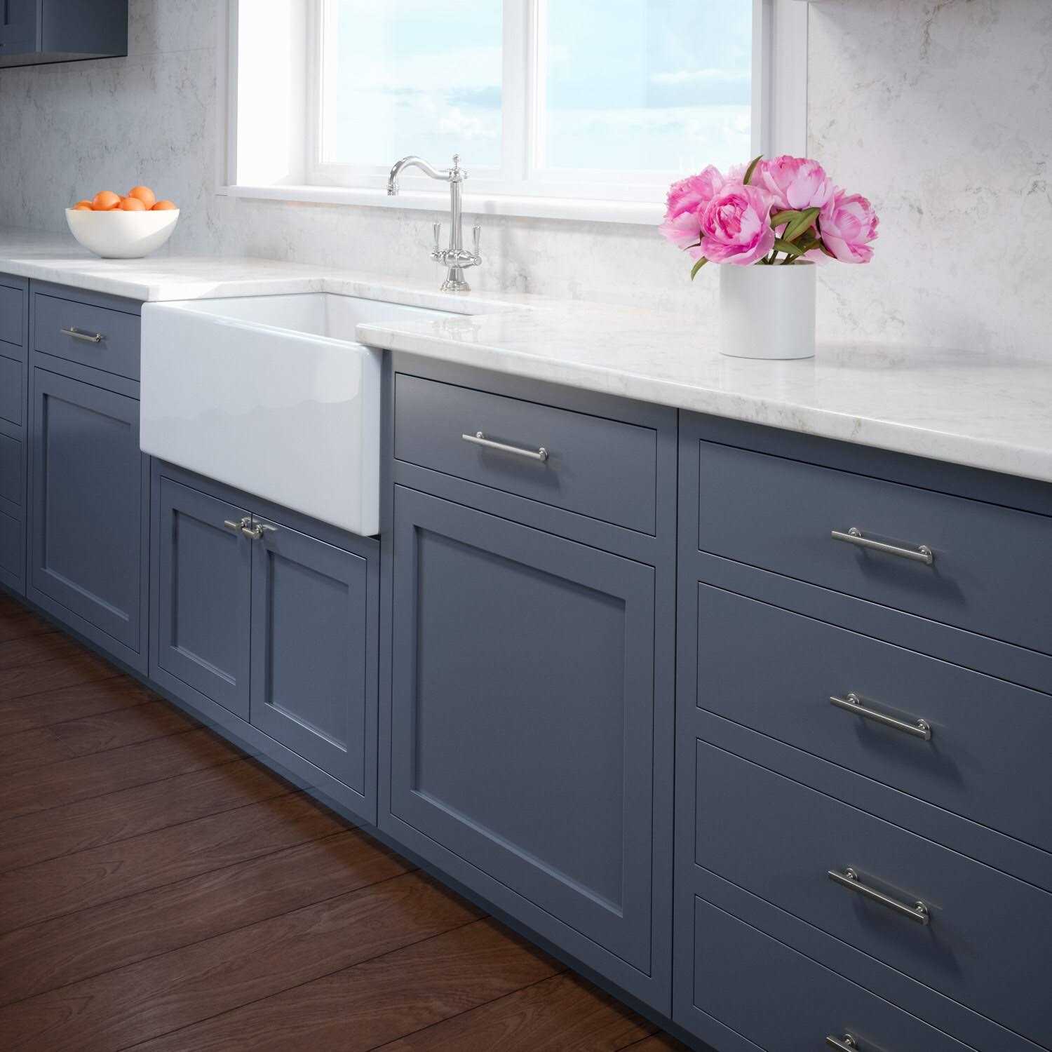 Sumner Street Home Hardware Flynn 1-7/8 in. Satin Cabinet Knob - MT - Mrs Treak