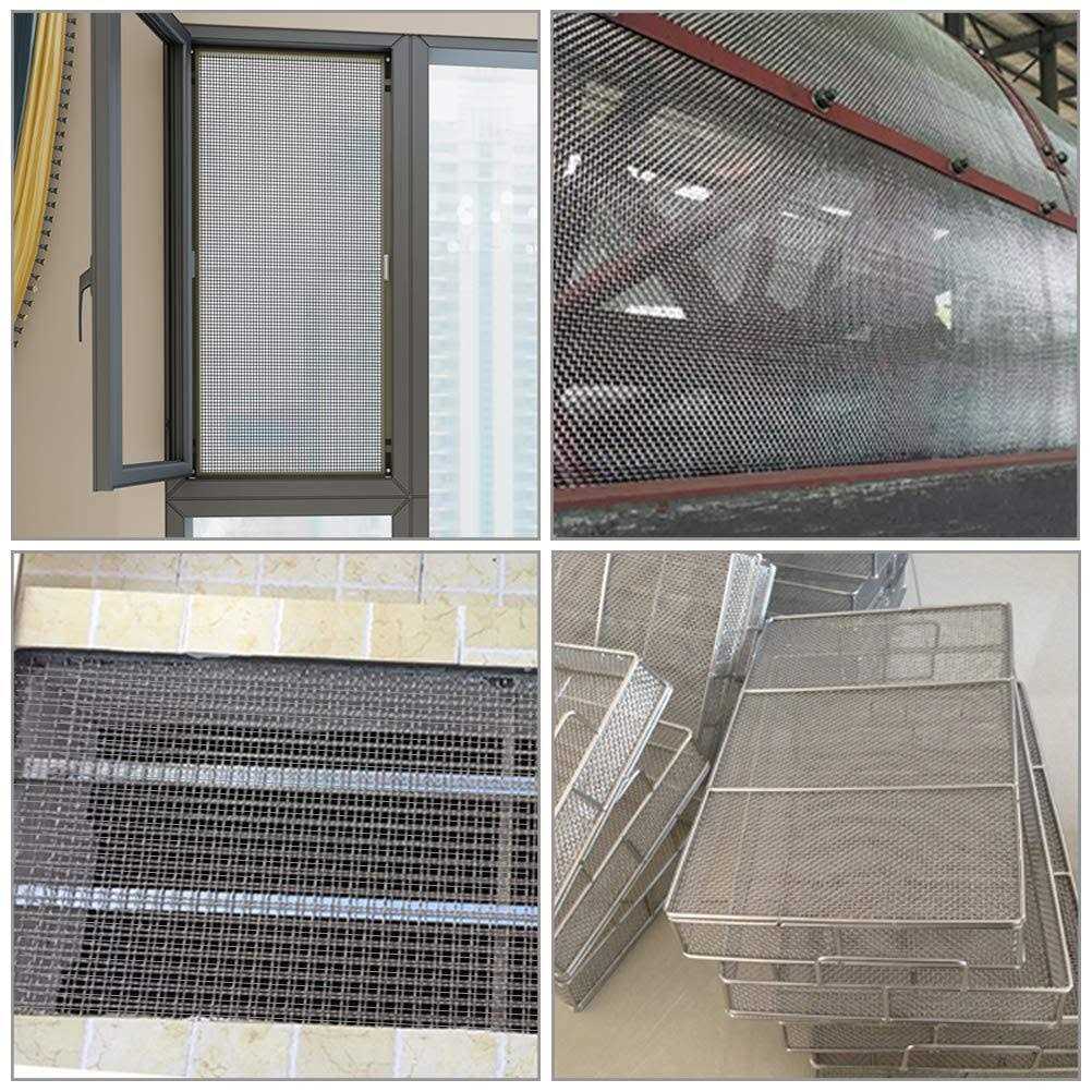 TIMESETL 304 Stainless Steel Woven Wire 5 Mesh - MT - Mrs Treak