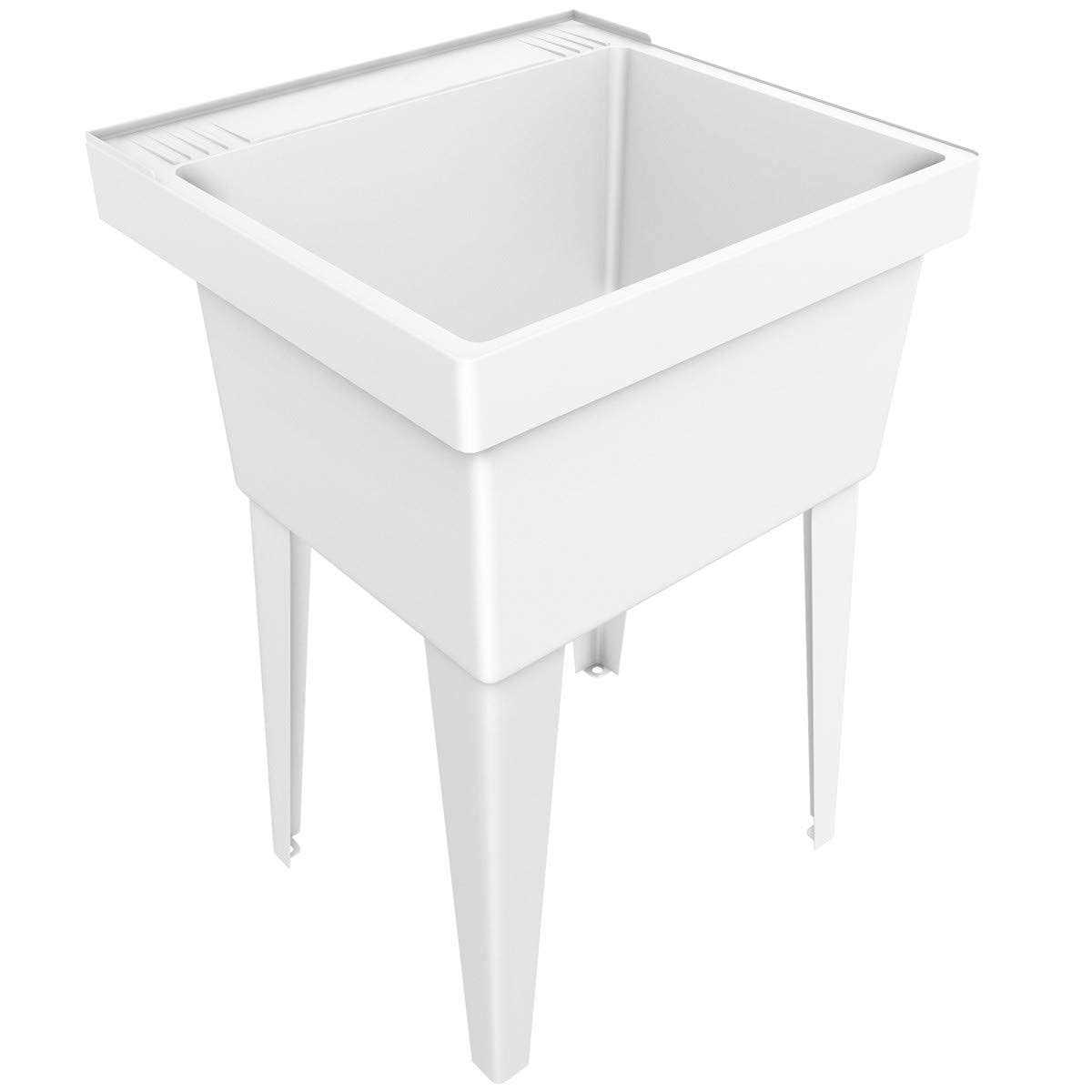 PROFLO PFLT2024 20 Single Compartment Floor Mounted Laundry Sink - MT - Mrs Treak