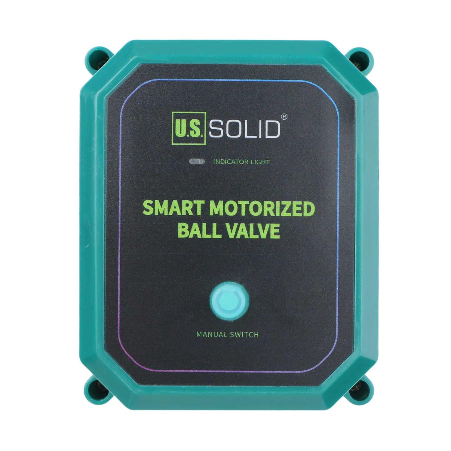 U.S. Solid Smart Motorized Ball Valve – Remote Control Electrical Ball Valve with Manual Switch - MT - Mrs Treak