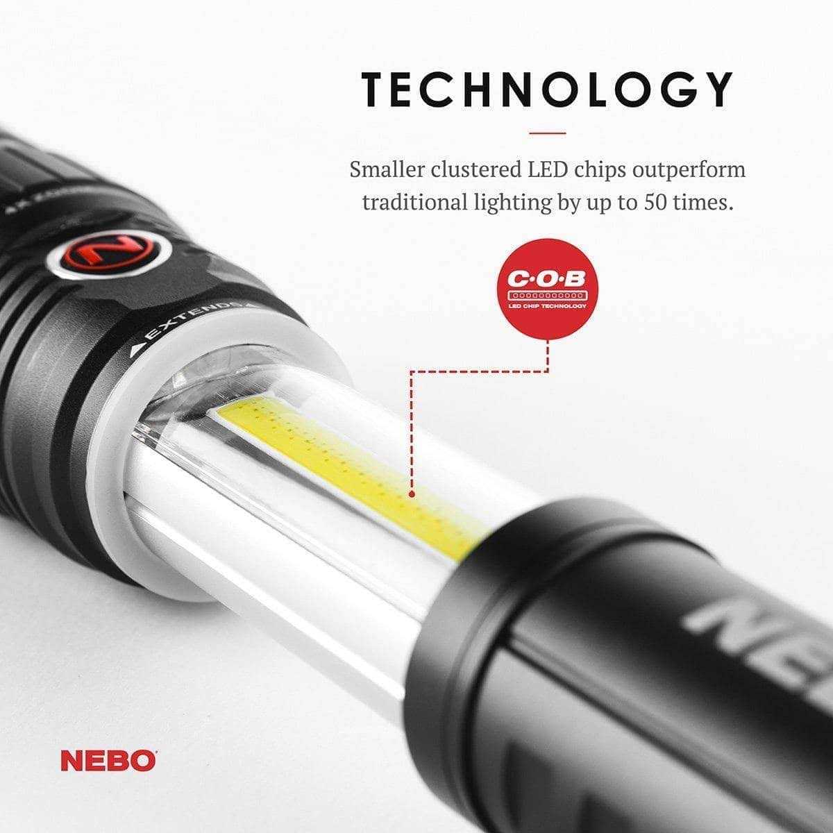 Nebo Slyde King Rechargeable Flashlight - MT - Mrs Treak