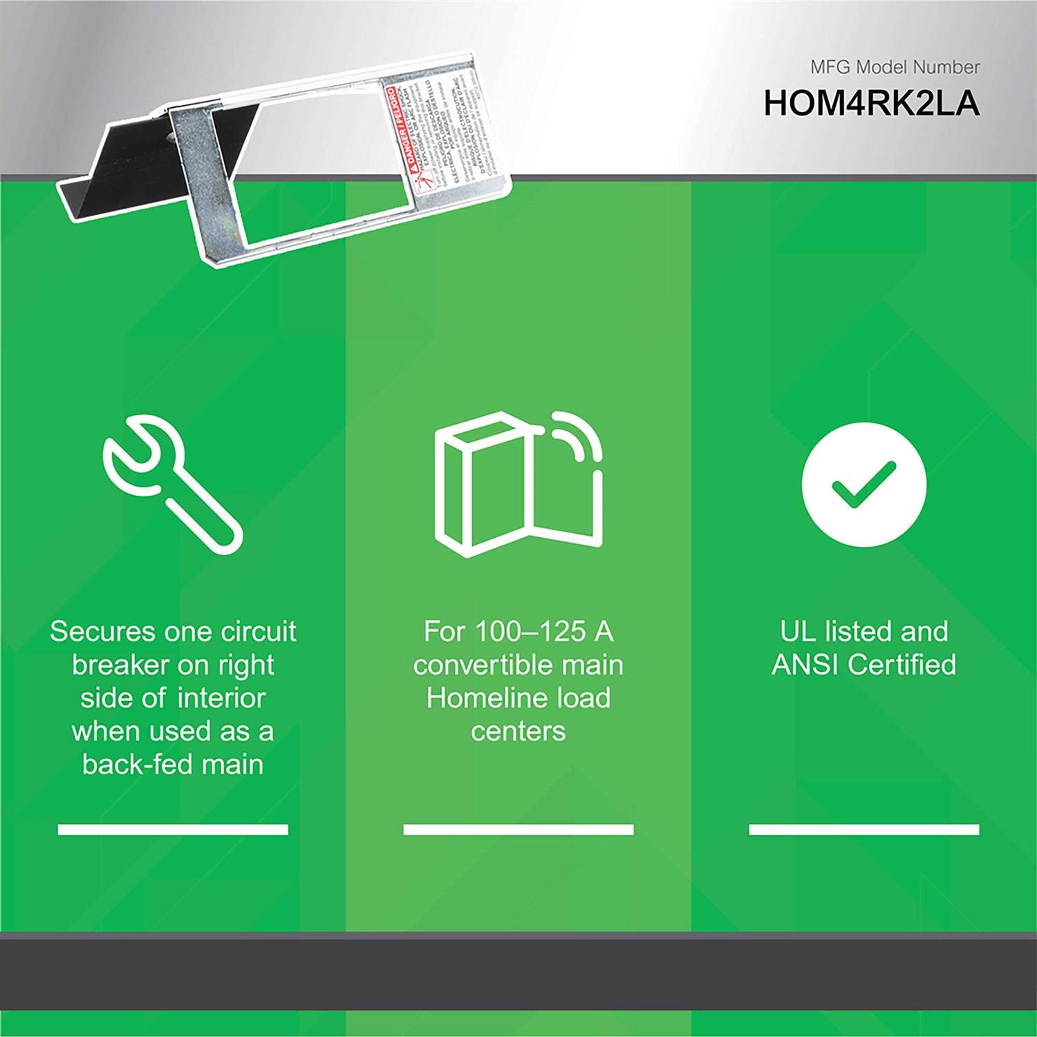 Square D Homeline Indoor Main Lug Load Center 100 - MT - Mrs Treak