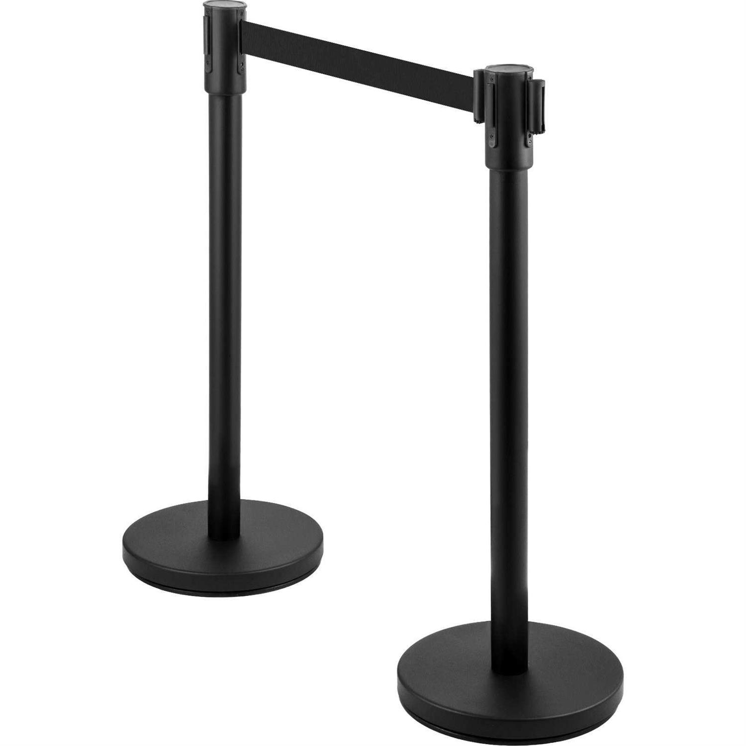 VEVOR Crowd Control Stanchion Set, Stanchion Set with 6.6 ft/2 m - MT - Mrs Treak
