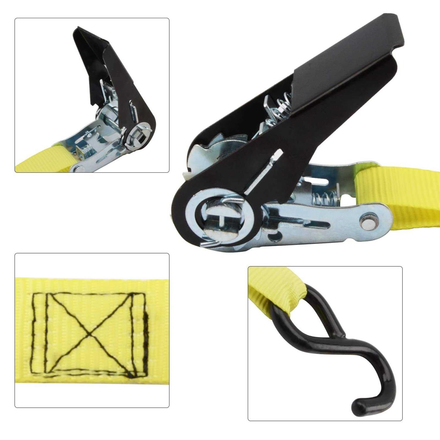 Xstrap Standard 6pk 8ft Lift Sling Web Strap/Wear Guard End - MT - Mrs Treak