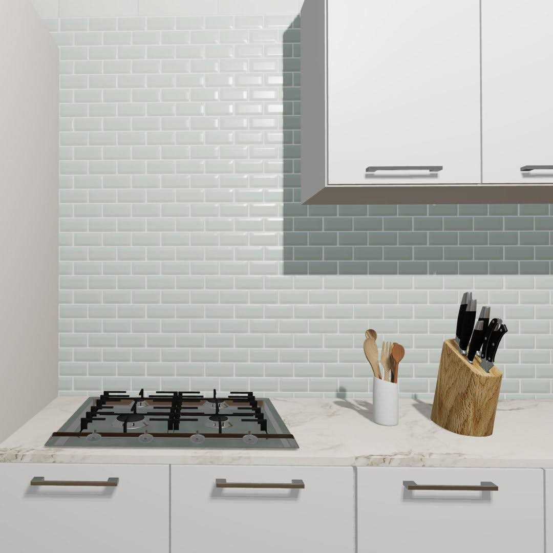 Torch Song 2 x 4 Glass Brick Joint Mosaic Wall Tile PIXL - MT - Mrs Treak