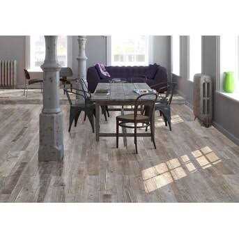 Style Selections Natural Hickory 20-mil x 7-in W x 48-in L Interlocking Luxury Vinyl Plank Flooring 813SLK05C - MT - Mrs Treak
