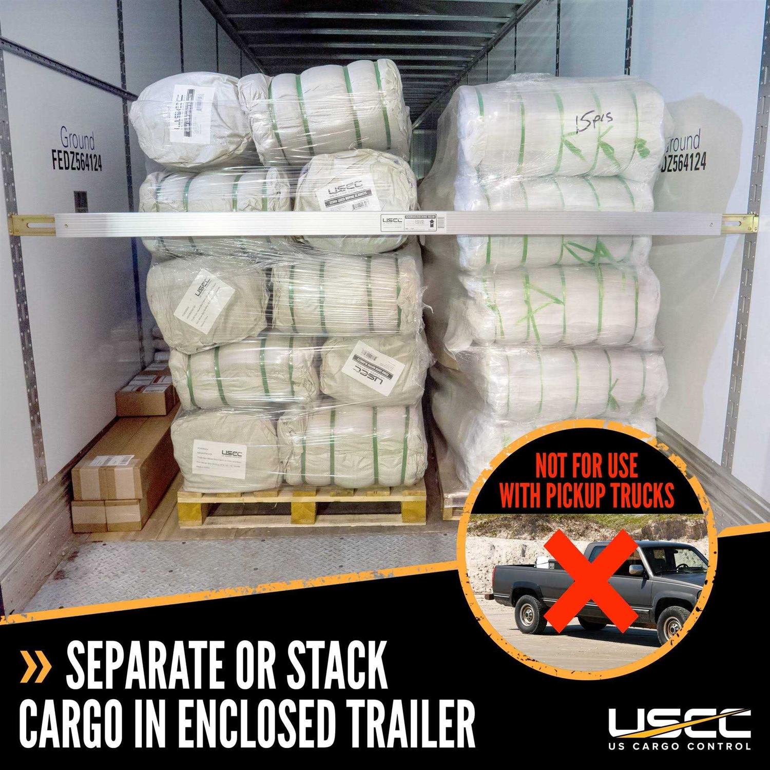 Us Cargo Control 8 Piece 4′ L Track Tie Down System APK8BL - MT - Mrs Treak