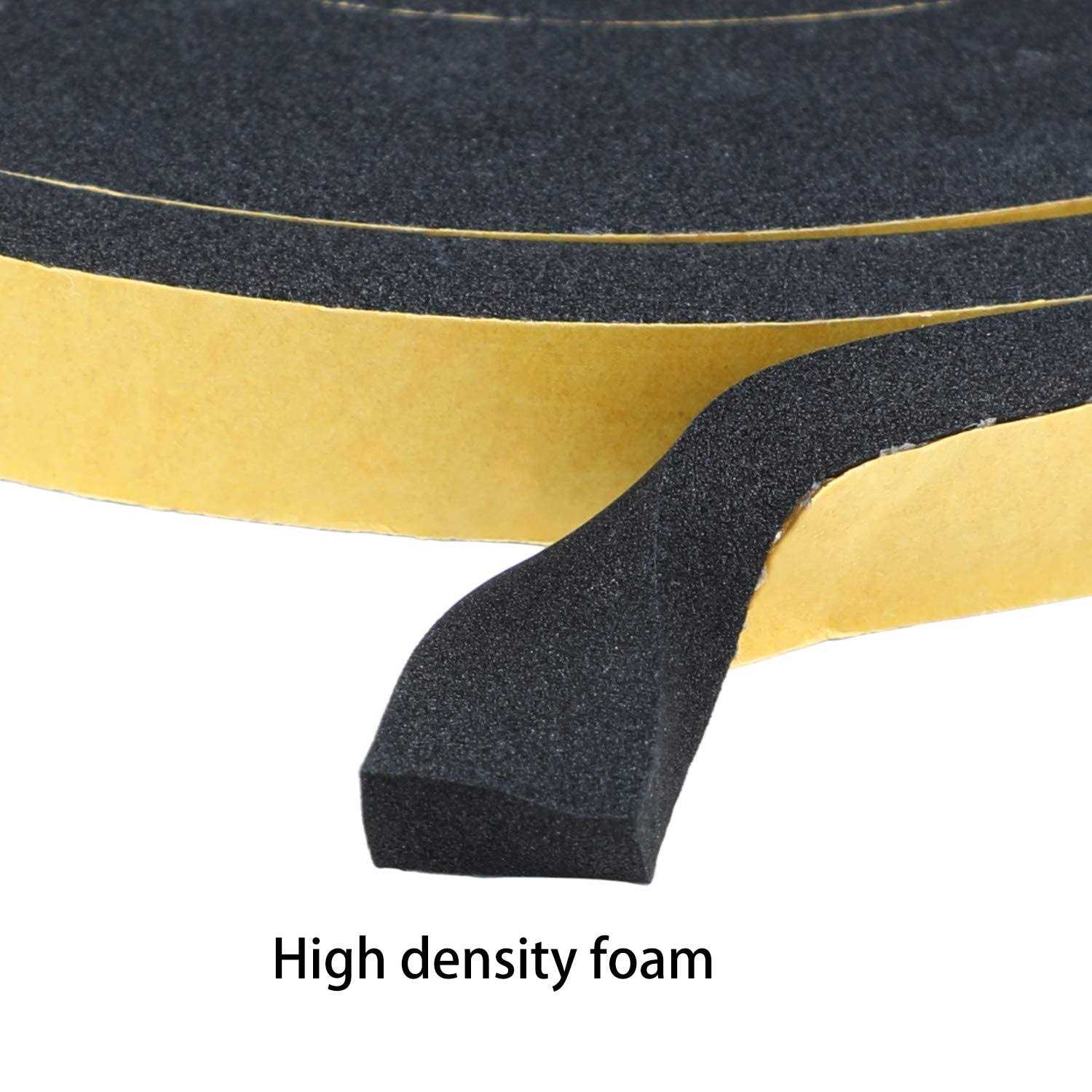 Yotache High Density Adhesive Foam Tape 2 Rolls 1 W X 3/4 - MT - Mrs Treak