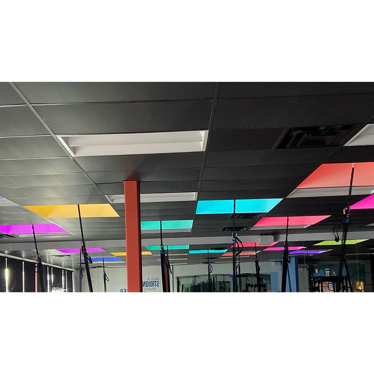 uDecor DuraClean Smooth Black 2×2 Ceiling Tile - MT - Mrs Treak