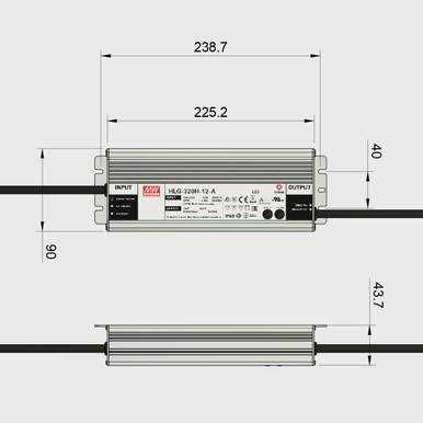 Mean Well HLG-120H-24 - MT - Mrs Treak
