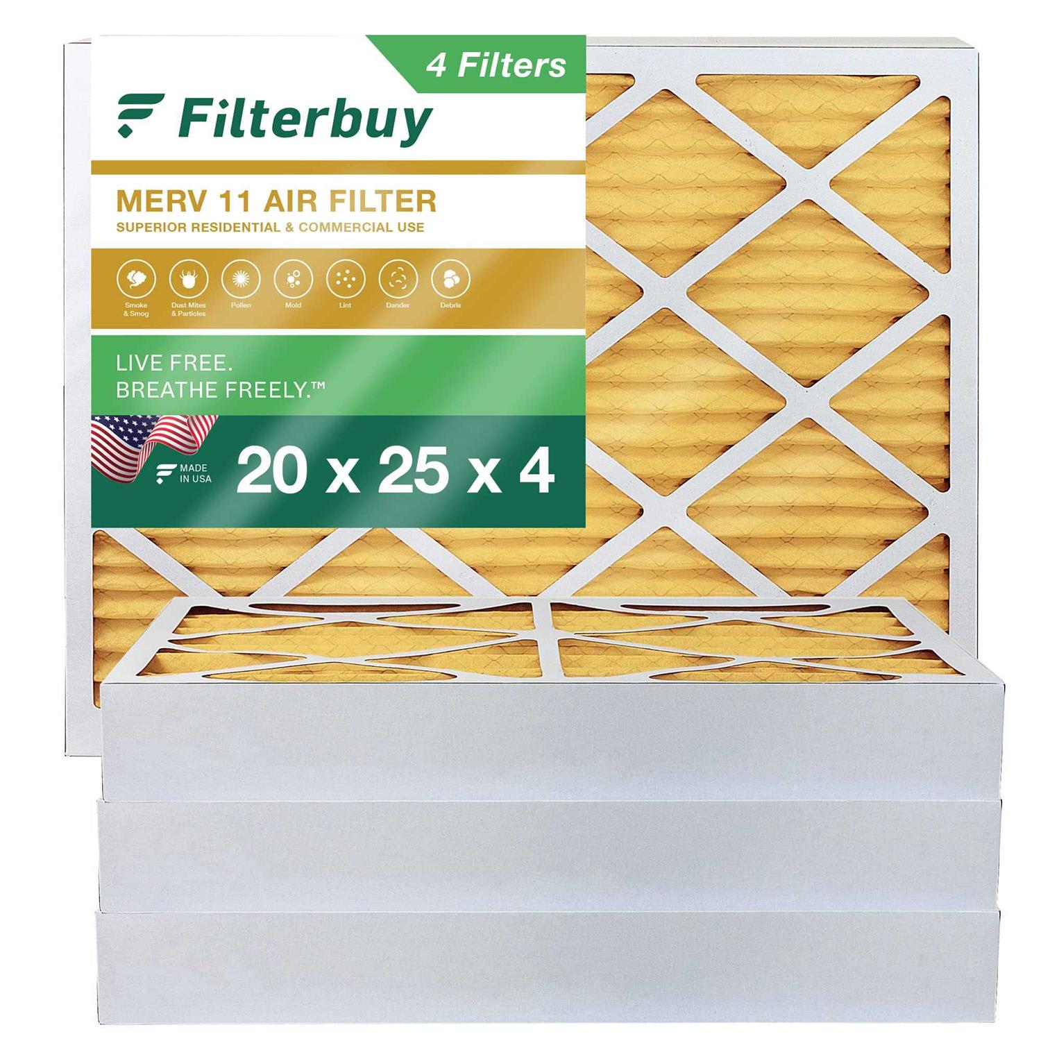 Filterbuy 20x20x1 Air Filter MERV 13 - MT - Mrs Treak