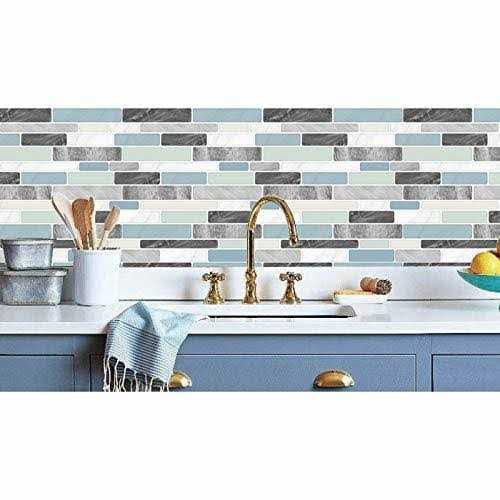 LONGKING Peel and Stick Backsplash Tile Stickers - MT - Mrs Treak
