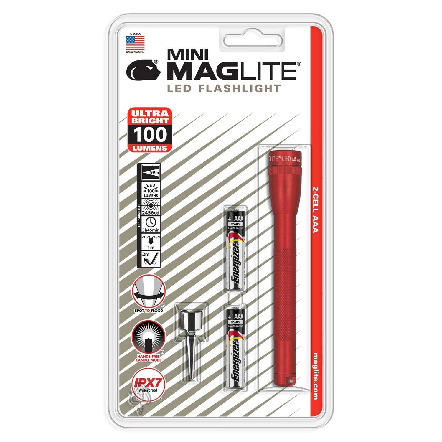 Mini Maglite LED 2AAA Flashlight - MT - Mrs Treak