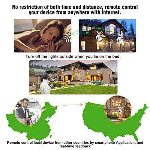 Emylo Smart Wifi Light Switch Wireless Relay Switch Module Remote Control Home - MT - Mrs Treak