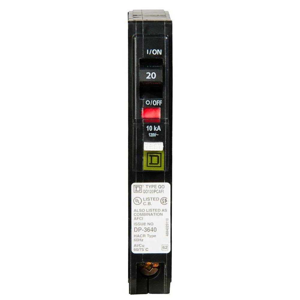Square D QO120PAFGF 1 Pole Dual Function Circuit Breaker - MT - Mrs Treak