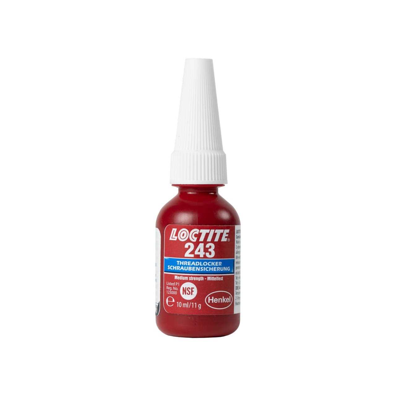 Loctite 243 Medium Strength Threadlocker - MT - Mrs Treak