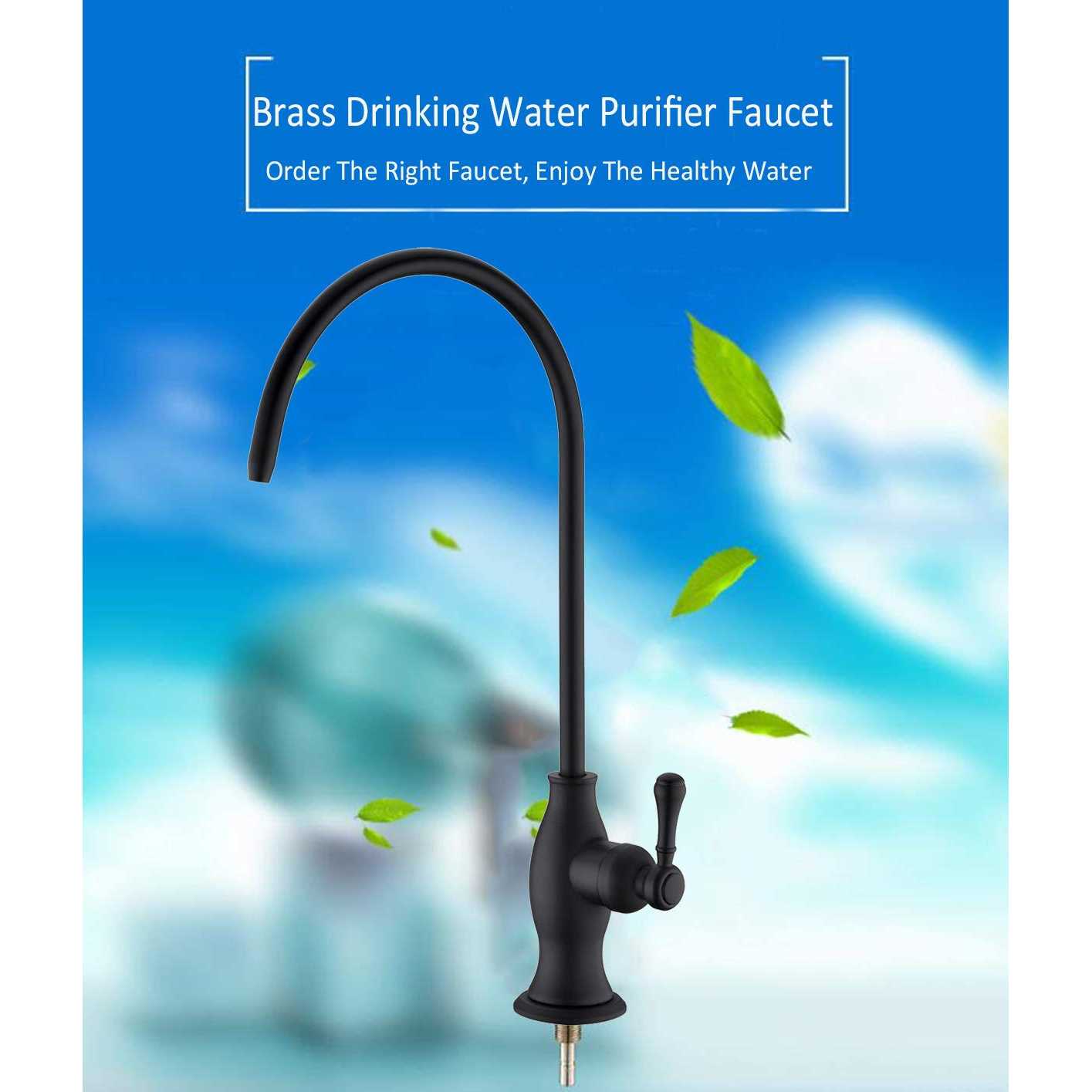 Delle Rosa Water Faucet Brass Drinking Water Purifier Faucet Commercial Water Filtration Faucet for Under Sink Water Filter System - MT - Mrs Treak