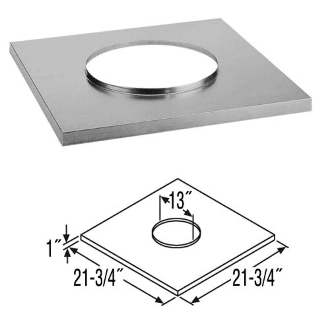 DuraVent DuraTech Chase Top Flashing - MT - Mrs Treak
