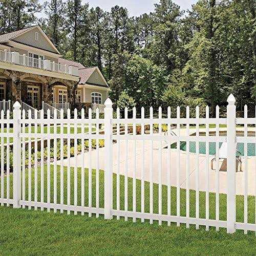 Outdoor Essentials 4 in. x 4 in. x 72 in. White Vinyl Fence Post - MT - Mrs Treak