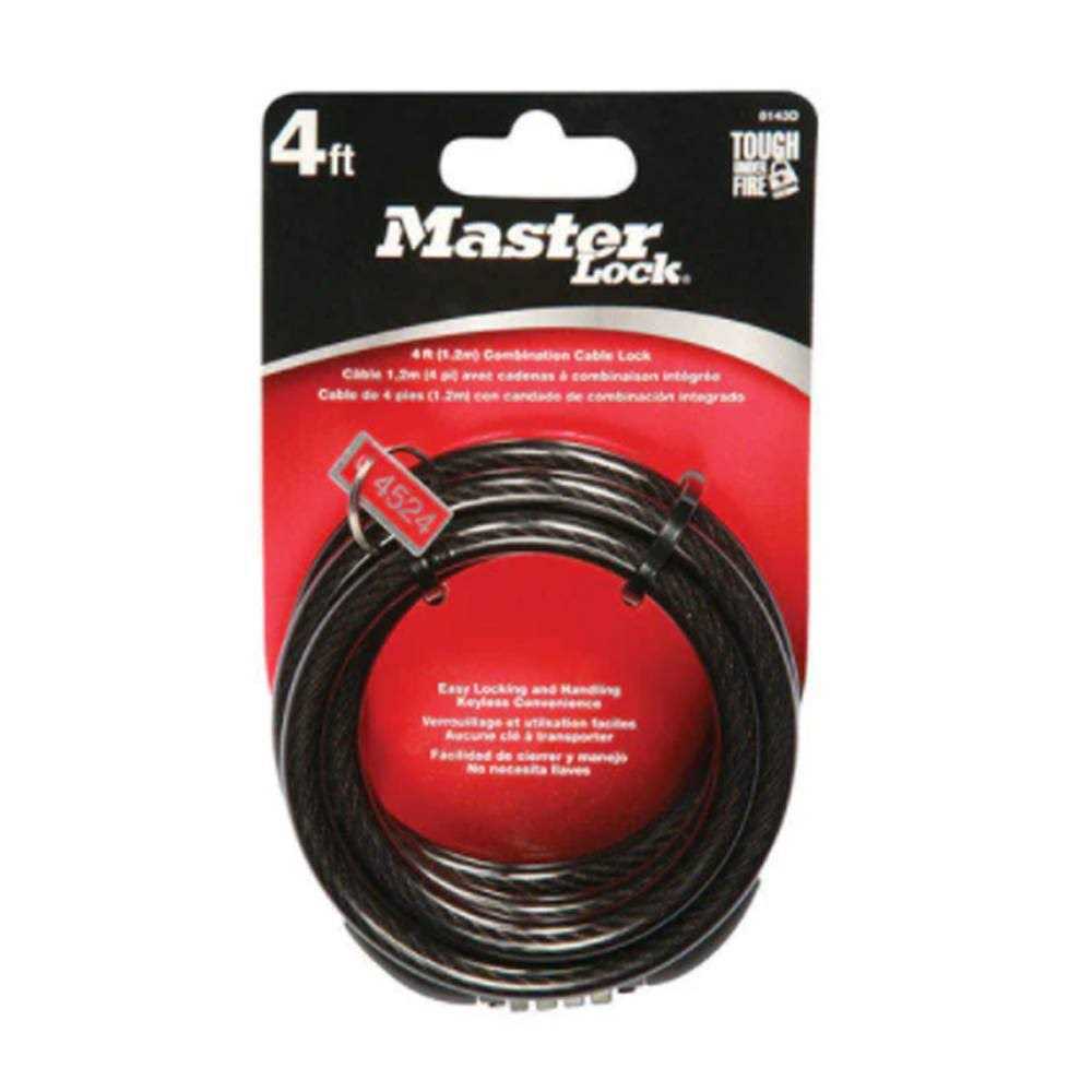 Master Lock 8114D Combination Cable Lock - MT - Mrs Treak