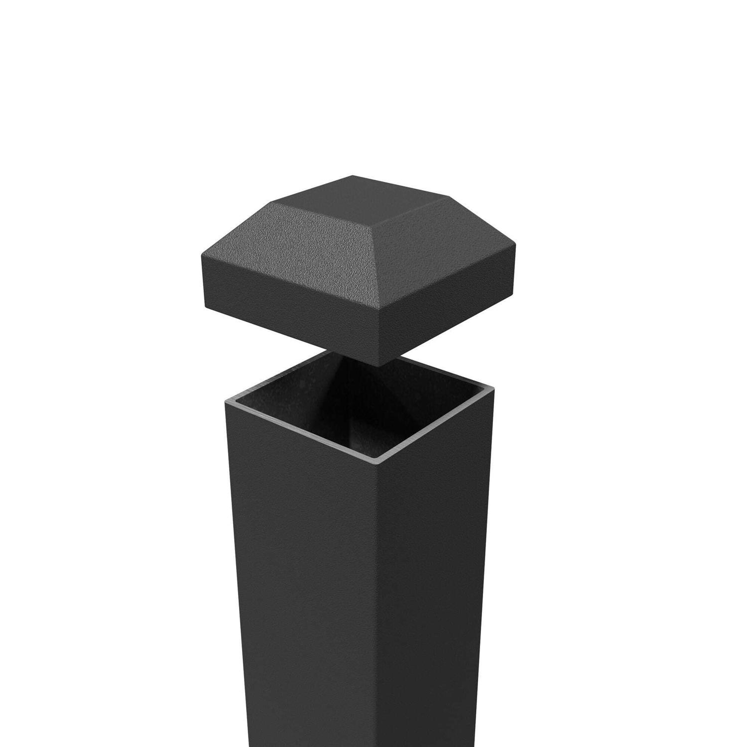 Ultra Max 2.5 in. x 2.5 in. x Textured Powder Coated Aluminum Deck Post Kit - MT - Mrs Treak