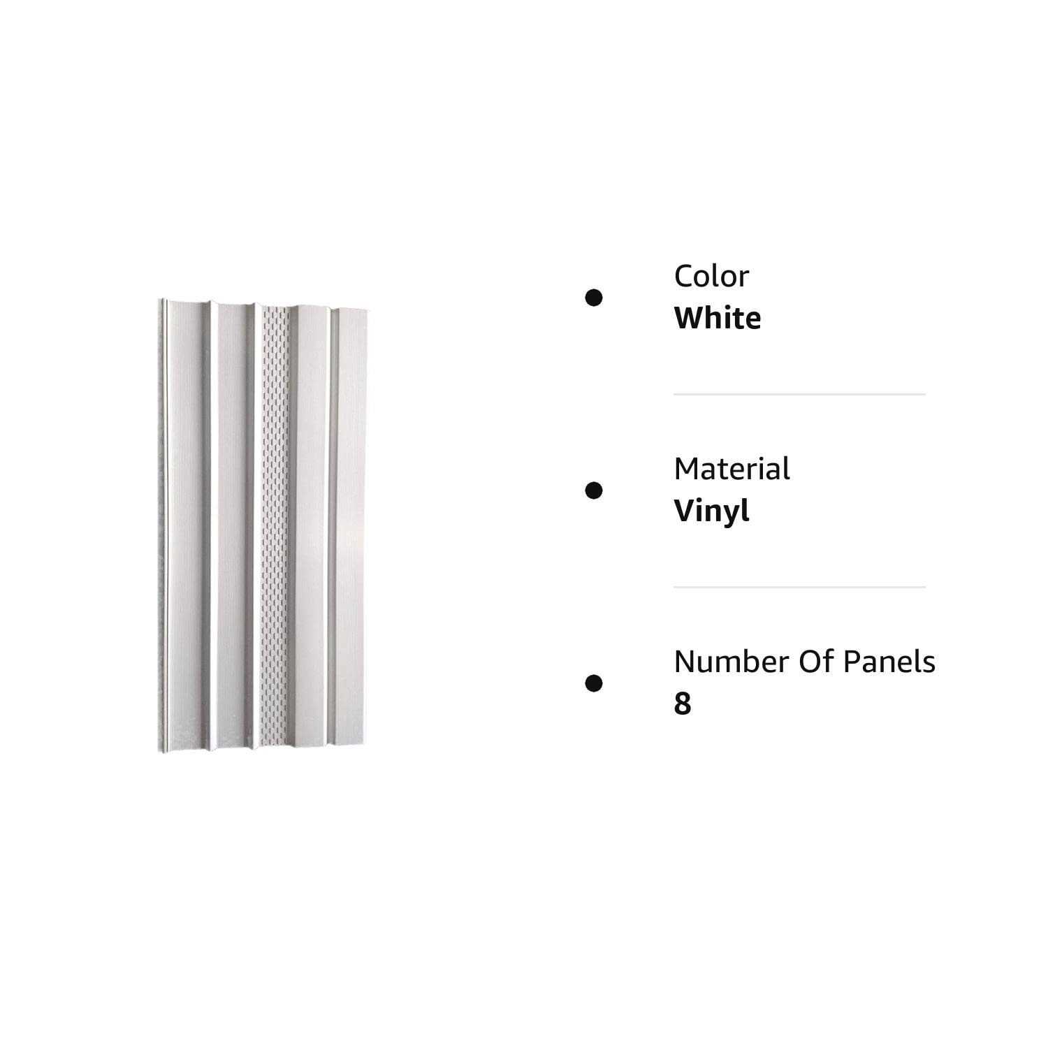 Mobile Home Skirting Box of 10 White Panels 16 inch Wide X - MT - Mrs Treak