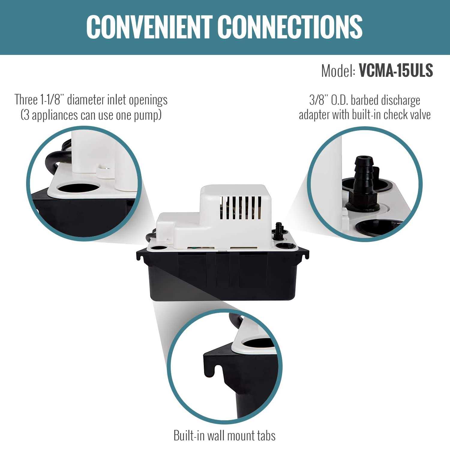 Little Giant 554401 Condensate Removal Pump - MT - Mrs Treak