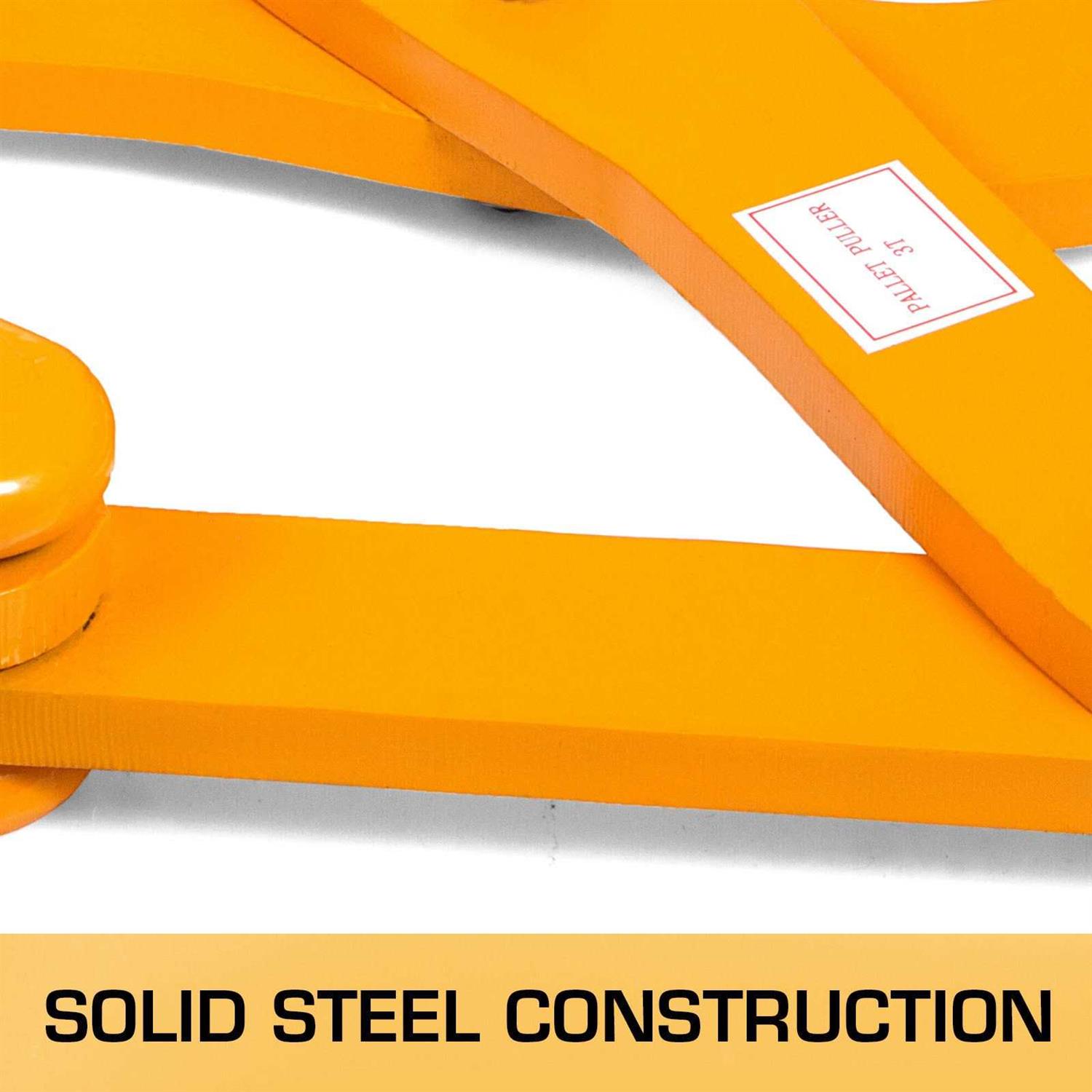 VEVOR 3T/6614lbs Pallet Puller Clamp Single Scissor Sturdy Material Handling Warehouse - MT - Mrs Treak