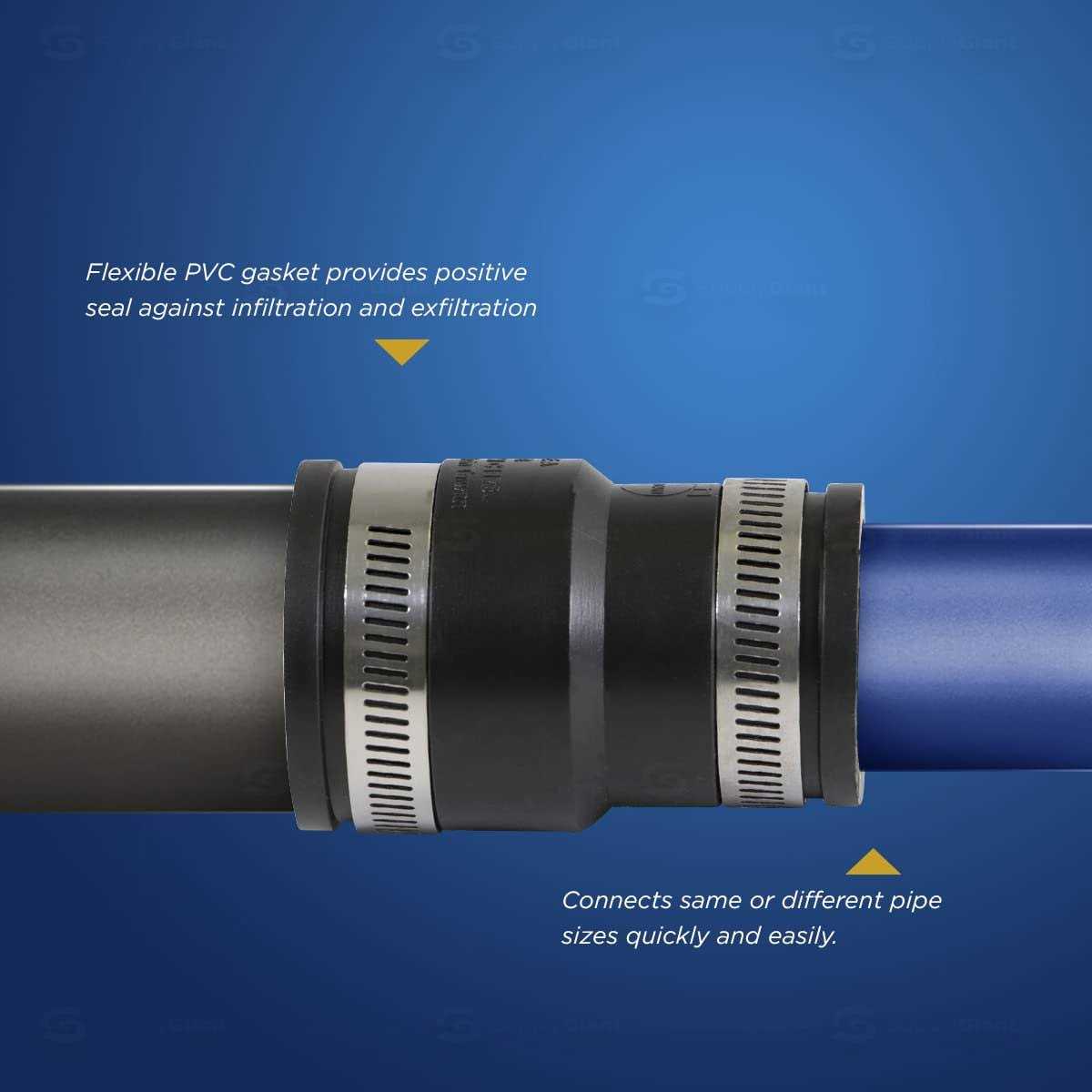 Supply Giant Flexible PVC Pipe Cap with Stainless Steel Clamps - MT - Mrs Treak