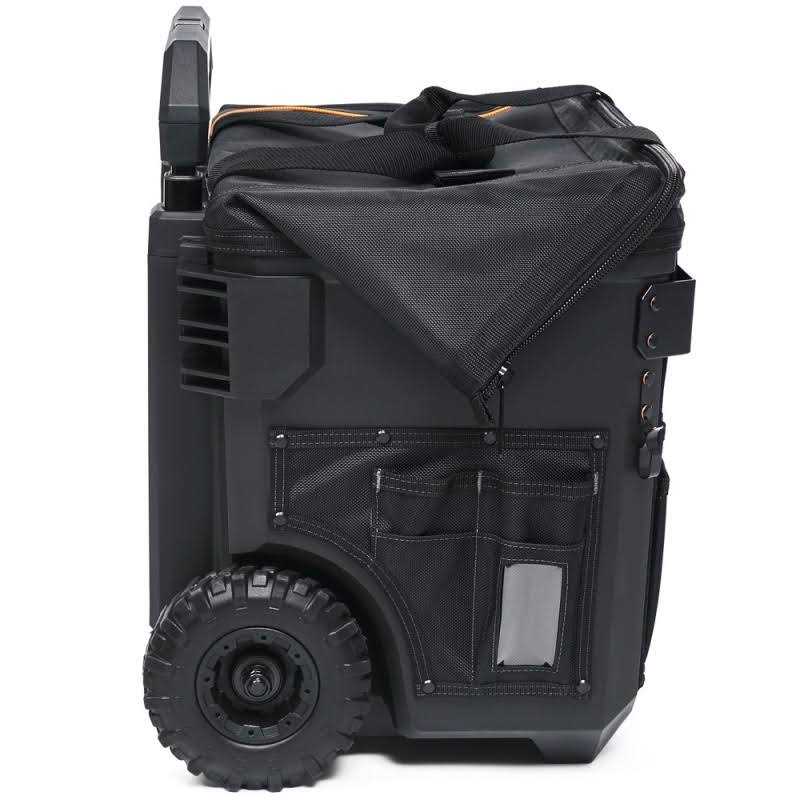 Toughbuilt XL Rolling Massive Mouth 18 Tool Bag in Black - MT - Mrs Treak