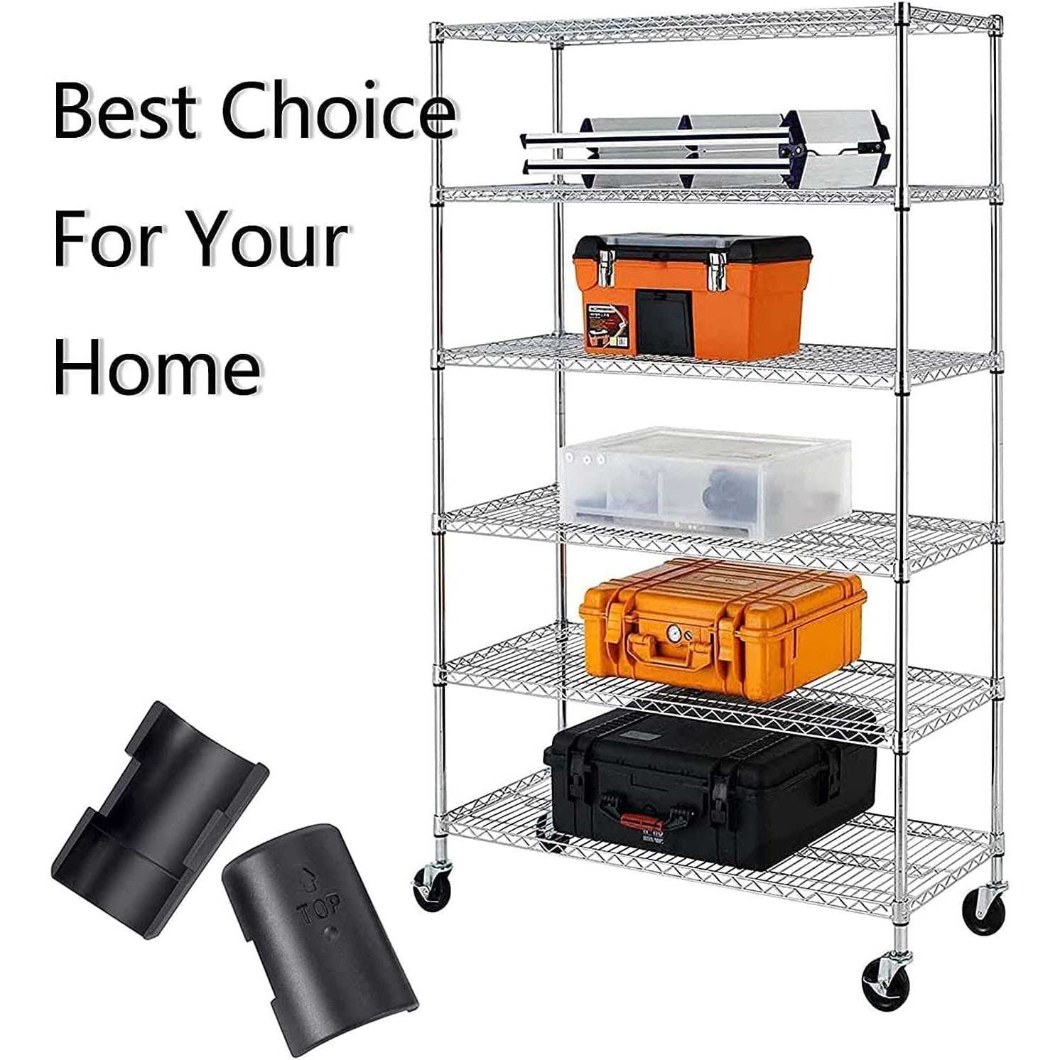 WAFJAMF Wire Shelf Clips Shelving Sleeves Shelf Lock Clips for 1 Post - MT - Mrs Treak