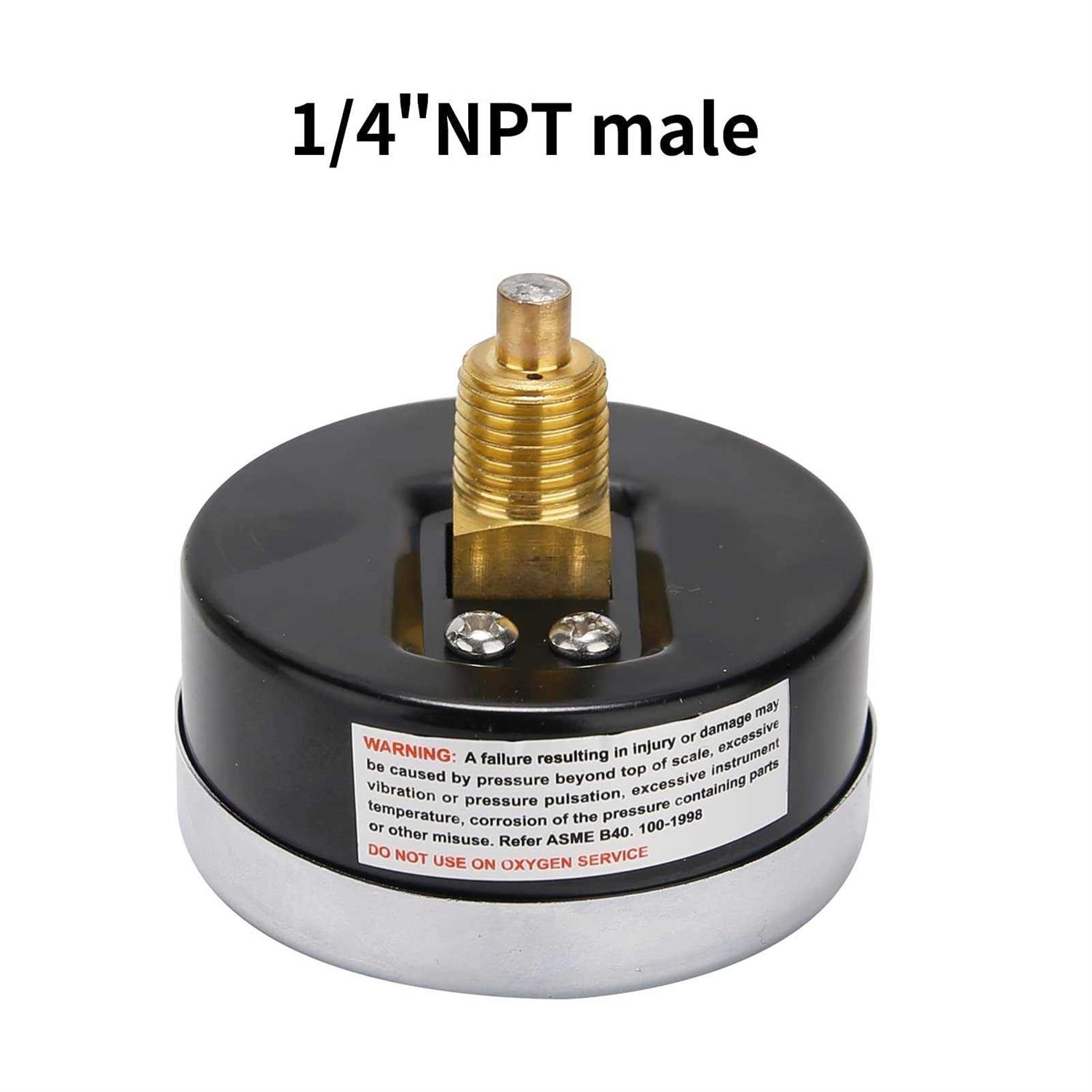 MEASUREMAN Tridicator Thermo-Manometer 2-1/2 0-160psi/30-250 deg F - MT - Mrs Treak