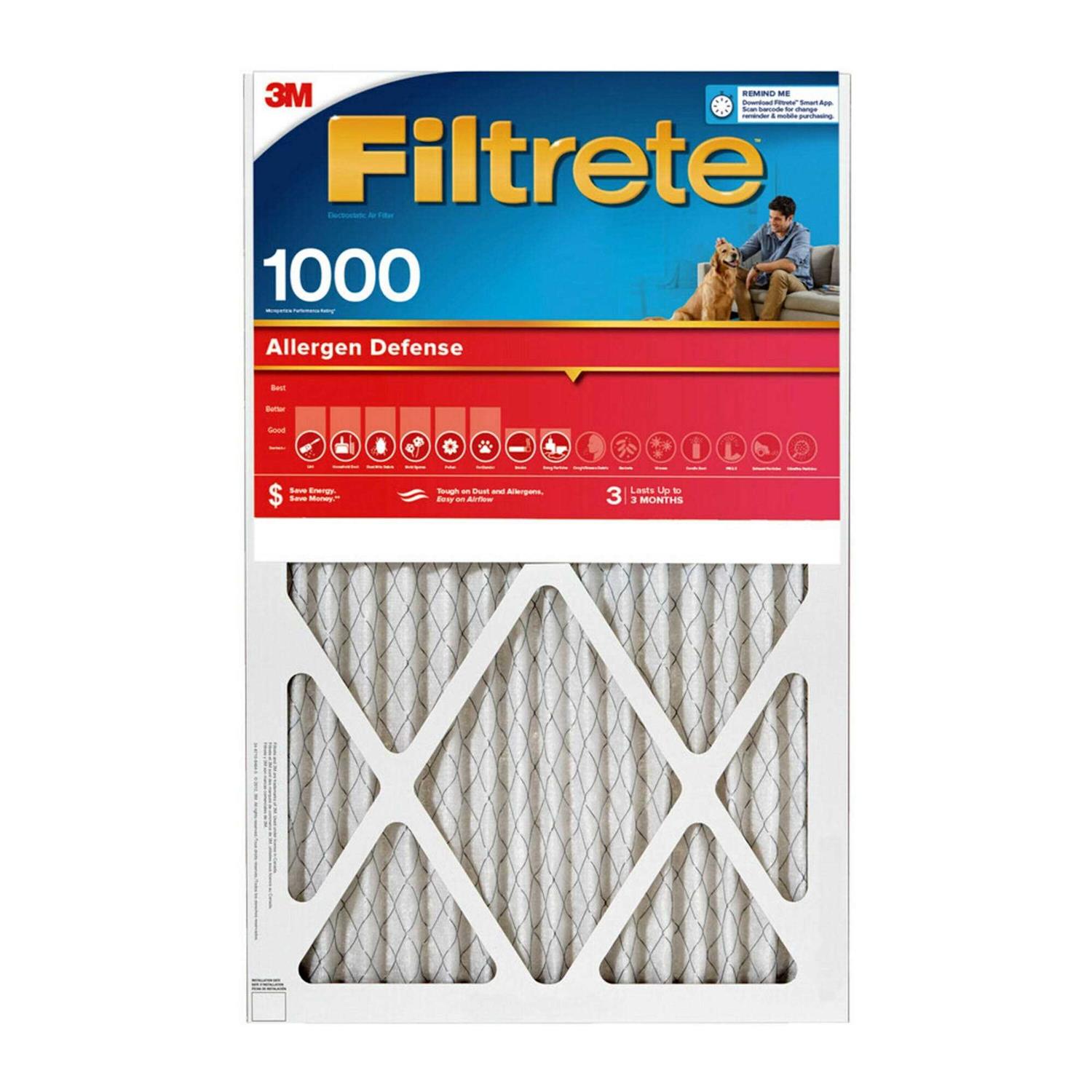 Filtrete 16×20 x 1 in. Flat Panel Air Filter - MT - Mrs Treak