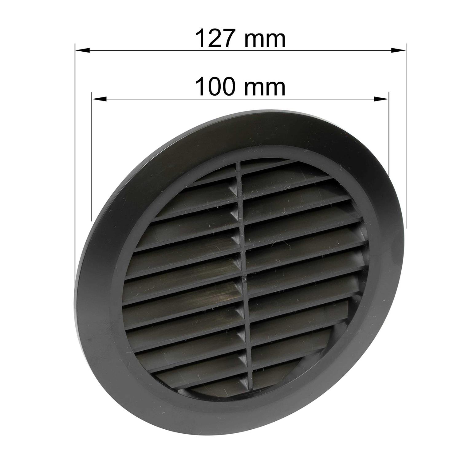 Vent Systems Soffit Vent Cover Round Air Vent Louver - MT - Mrs Treak