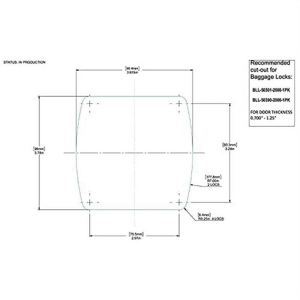 Creative Products CPGBLL-40101-2006-1PK Global Retro Pro Baggage Lock - Mrs Treak