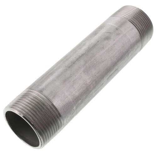 Merit Brass 304 Stainless Steel Pipe Nipple - MT - Mrs Treak