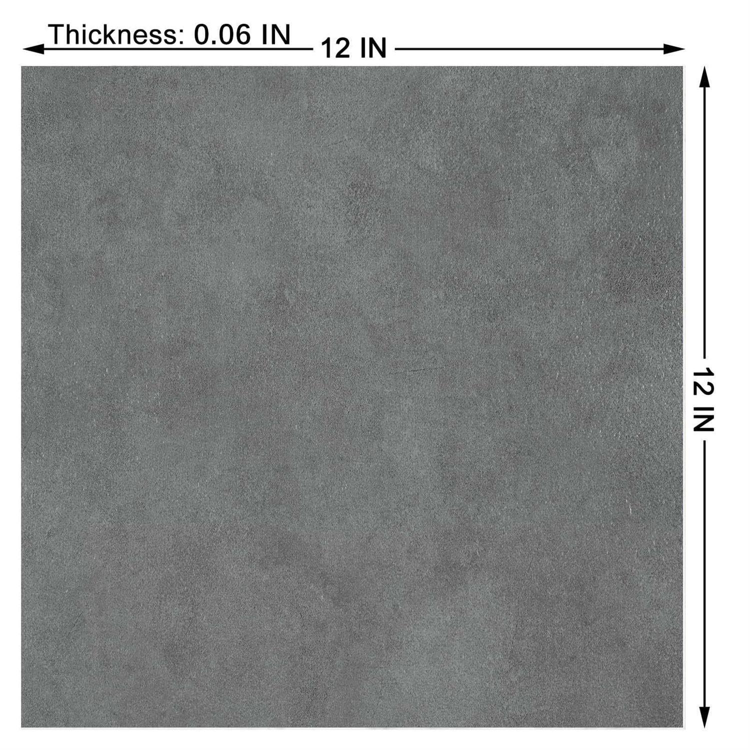 WESTICK Peel and Stick Floor Tile Grey Marble Vinyl Flooring Self Adhesive Waterproof Tile Removable Tile - MT - Mrs Treak