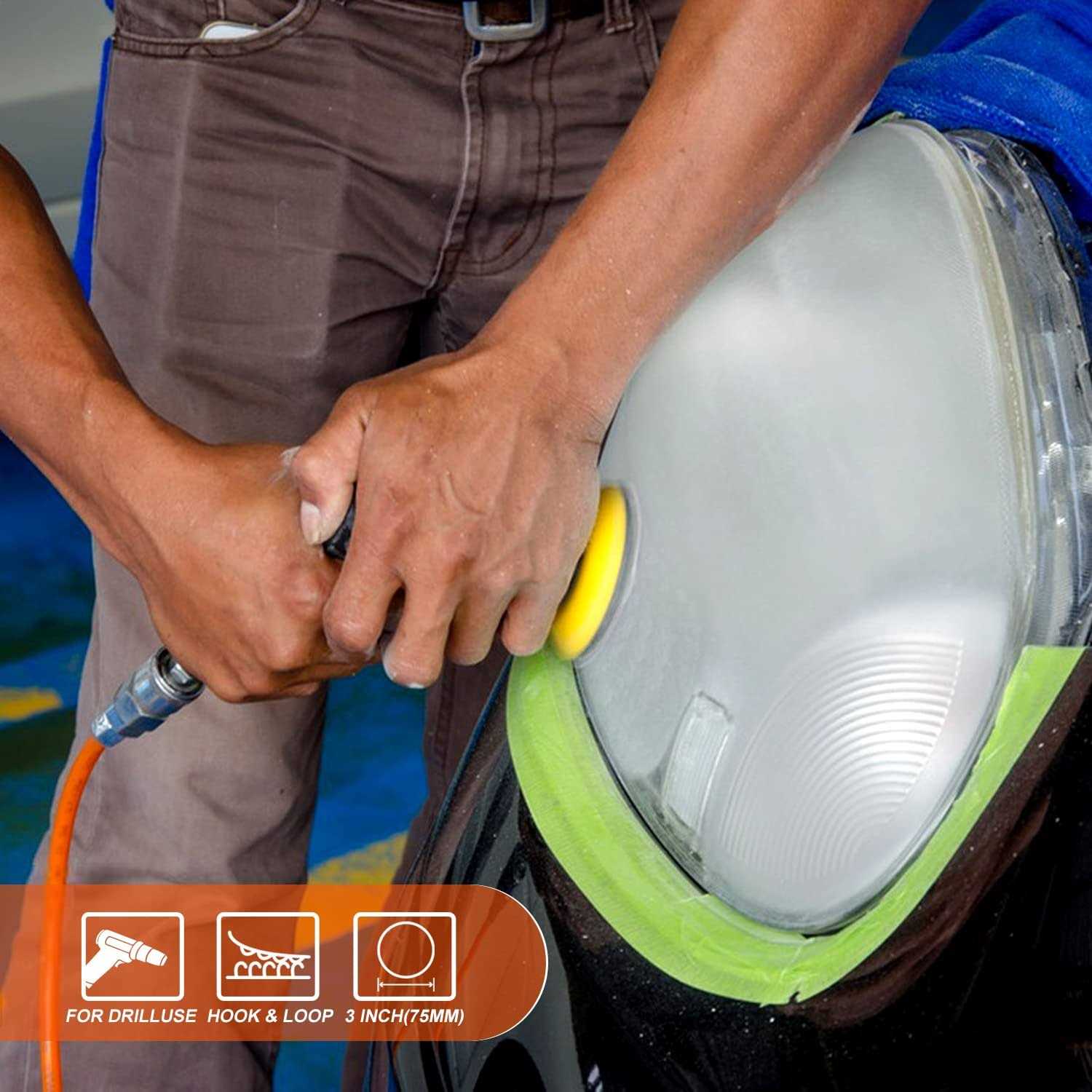 POLISHSURF Diamond Polishing Pads 5 Inch Wet Dry Set 8 Pieces for Marble Quartz Stone Countertop Granite Concrete Polishing - MT - Mrs Treak