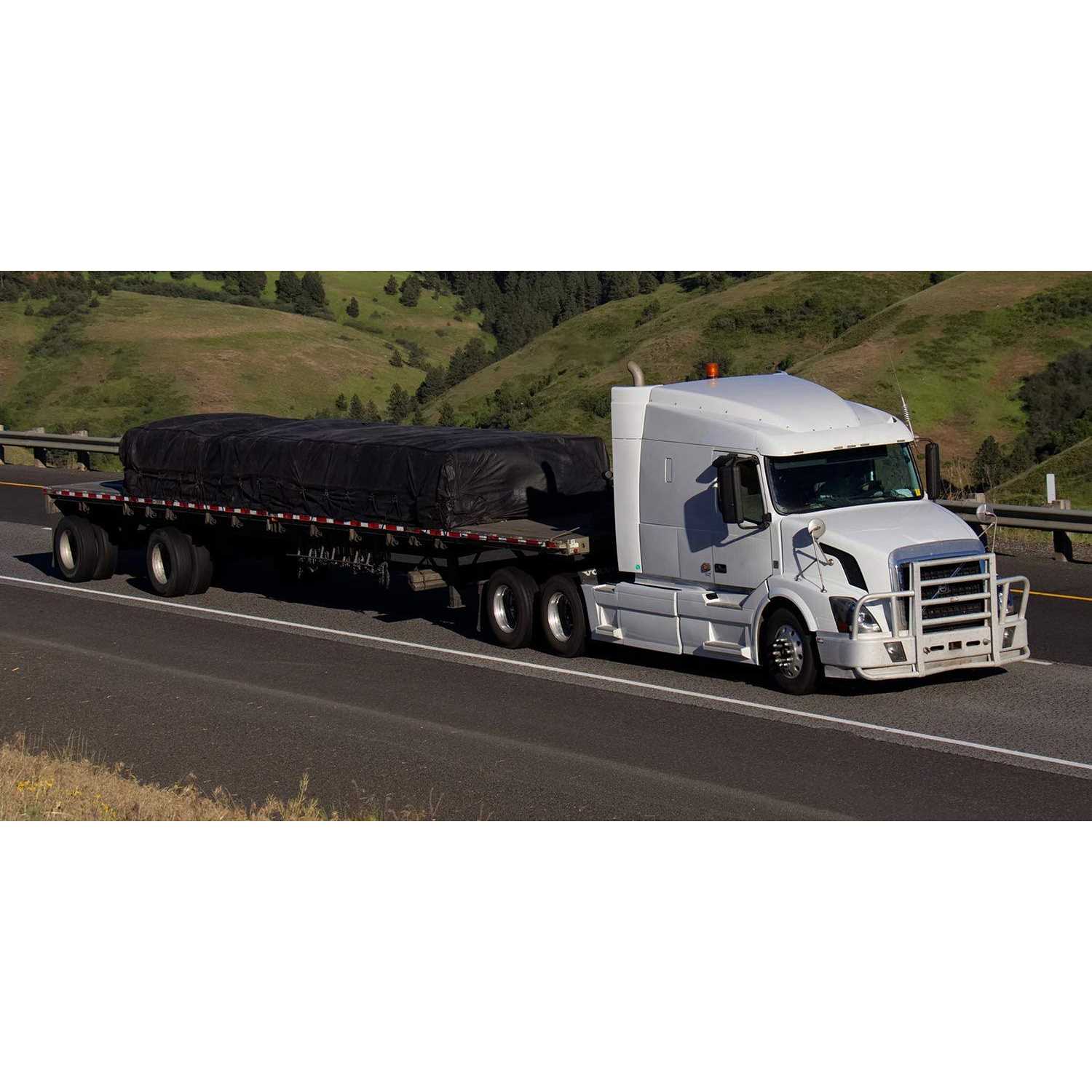 Mytee Products 16′ x Flatbed Truck Tarps Heavy Duty 18oz Steel Tarp - MT - Mrs Treak