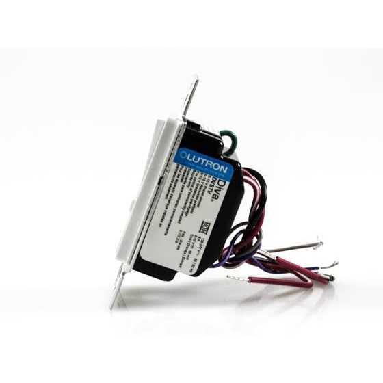 Lutron DVSCCL-153P-BI Diva CFL/LED Dimmer - MT - Mrs Treak