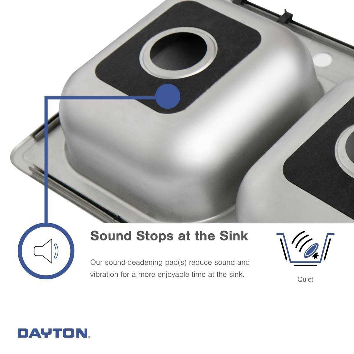 Elkay DCFU2416 Dayton 26-1/2 inch Undermount Single Basin Stainless Steel Kitchen Sink - MT - Mrs Treak