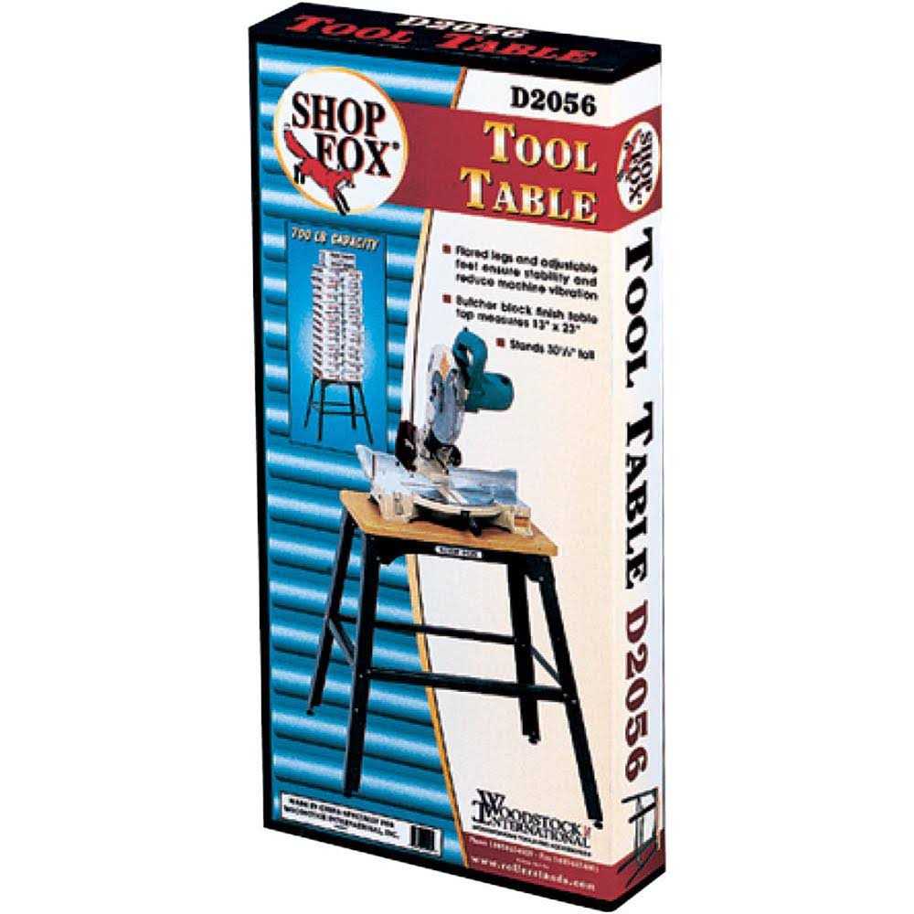 Shop Fox D2056 Tool Table - MT - Mrs Treak