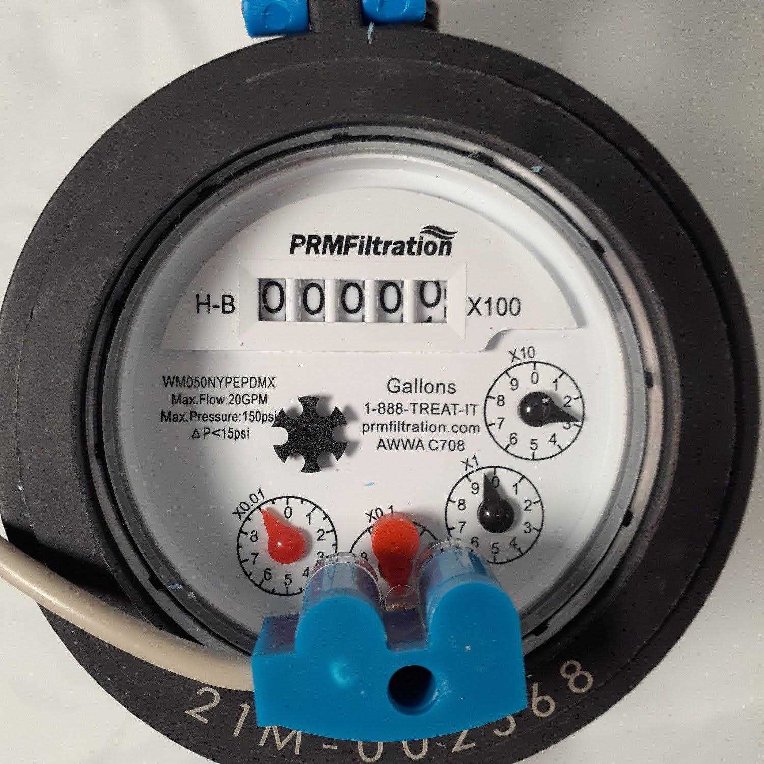 Nylon Totalizing Water Meter - MT - Mrs Treak