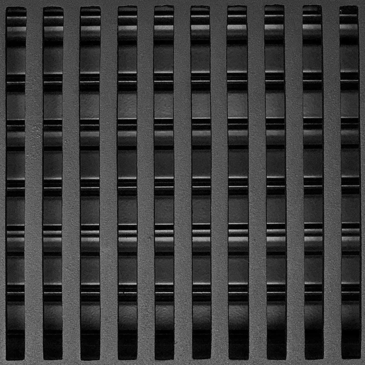 Madelyn Carter Black Contemporary Floor and Wall Registers Floor Vent Cover - MT - Mrs Treak