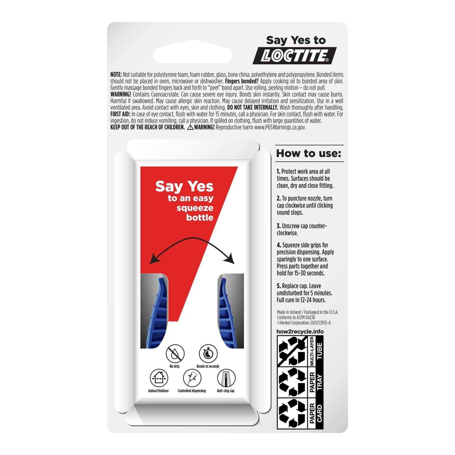 Loctite Super Glue Ultra Control Liquid - MT - Mrs Treak