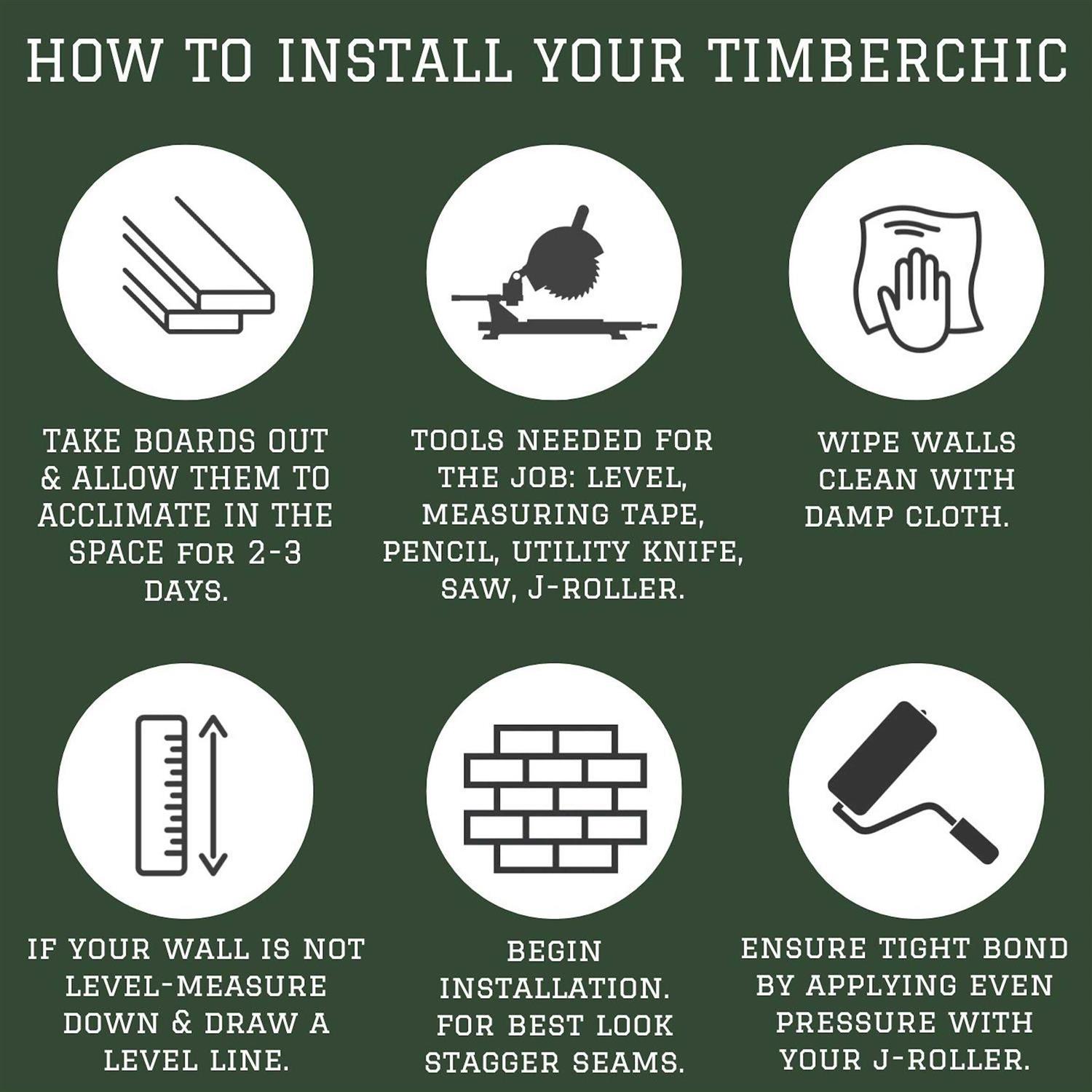 Timberchic Herringbone Pattern Wall Planks – Baxter Blonde - MT - Mrs Treak