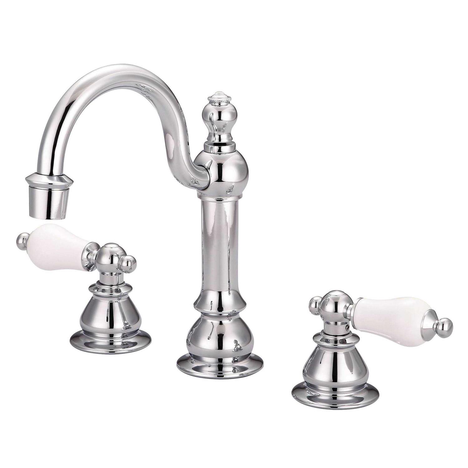 Water Creation American 20th Century Classic Widespread Lavatory F2-0012 Faucets - Mrs Treak